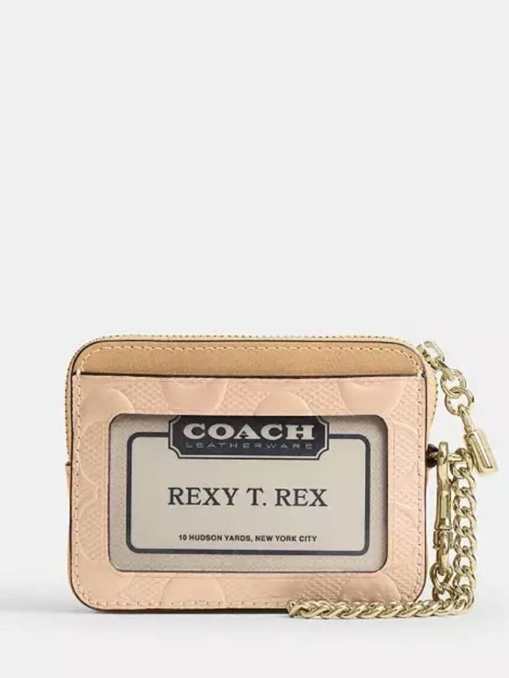 Coach Zip Card Case In Signature Leather - Picture 2 of 3